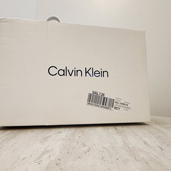 Calvin Klein Womens Gayle Poi Black Patent 10M - A005 - Picture 11 of 11